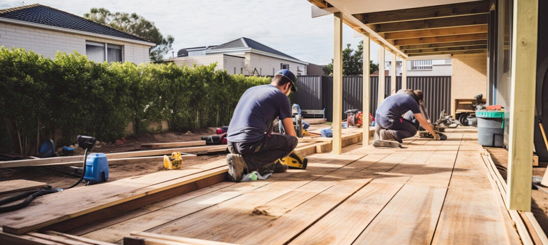 Professional Sacramento deck contractors building a durable custom backyard deck